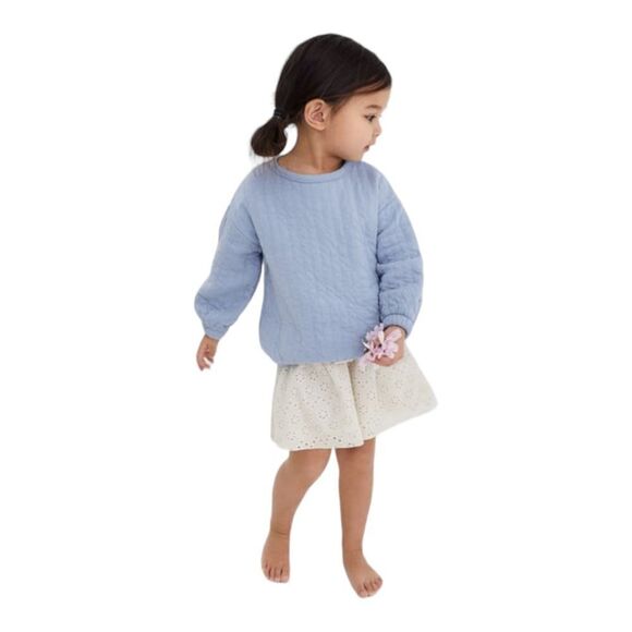 ZARA Kids | Ecru | EMBROIDERED SKIRT WITH TULLE - Picture 10 of 10